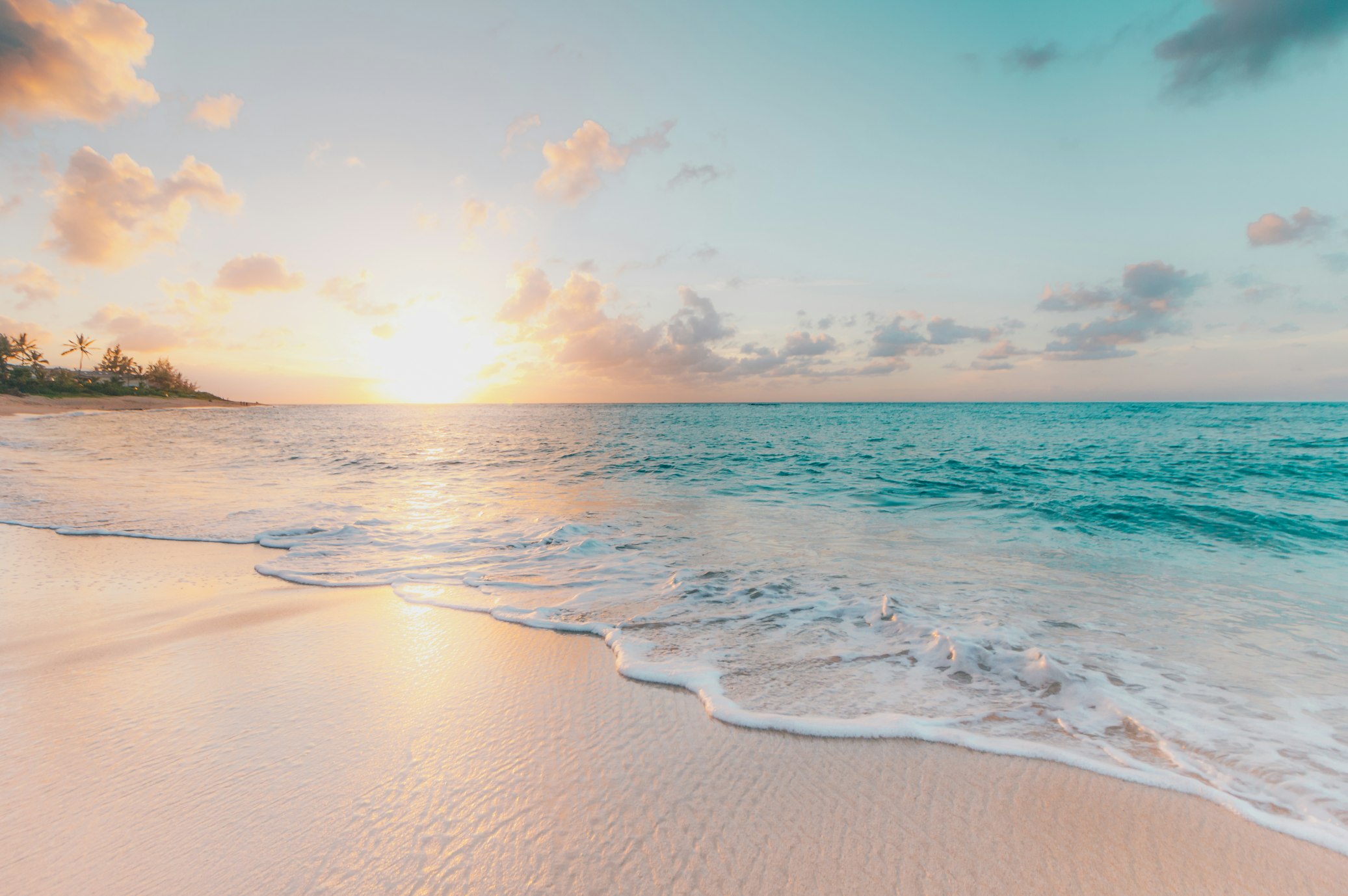 Mediterrane strandwandeling